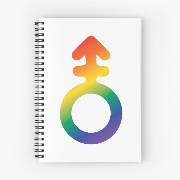 Item preview, Androgyne Rainbow Pride Symbol designed and sold by RoguePixel.