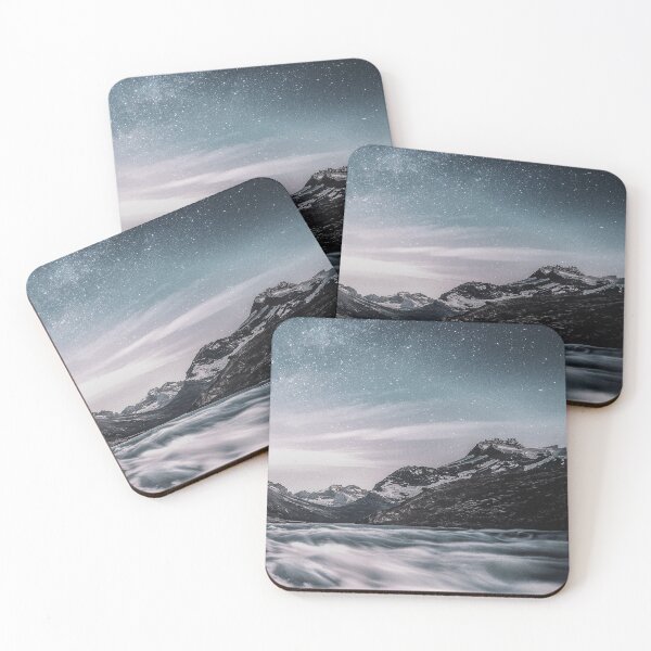 Item preview, Ocean Mountain Waves Under the Stars  designed and sold by PowerfulPrinted.