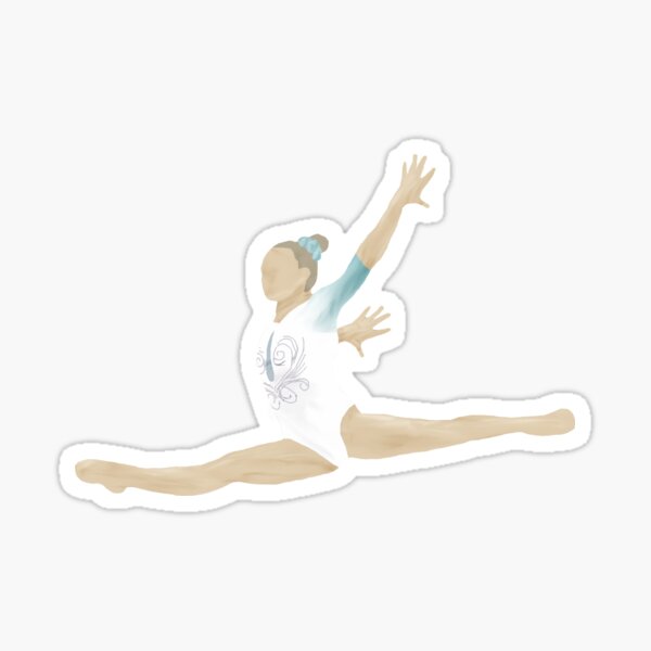 Grace McCallum Gymnast Art Sticker
