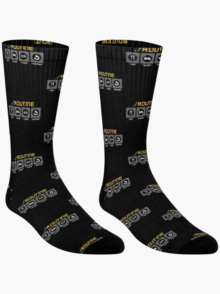 Thumbnail 3 of 5, Socks, Routine Design designed and sold by DavinciStore21.