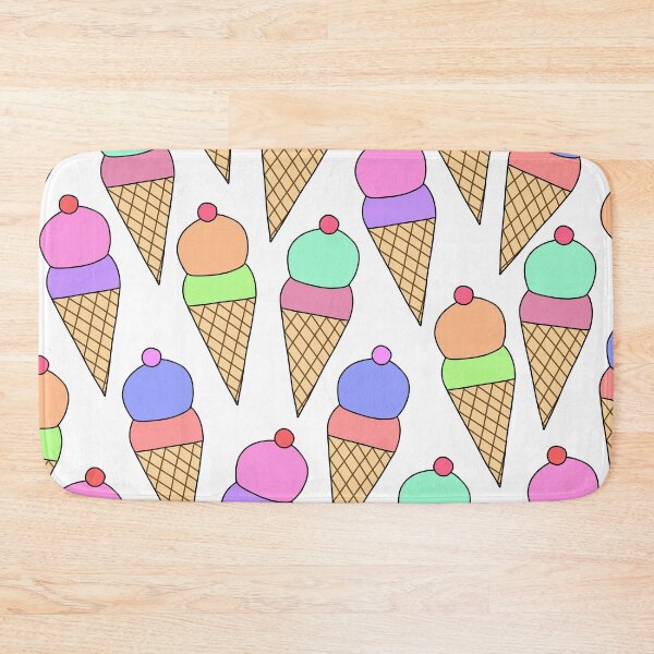 Item preview, Multicoloured Ice Cream Pattern designed and sold by passionatelyem.