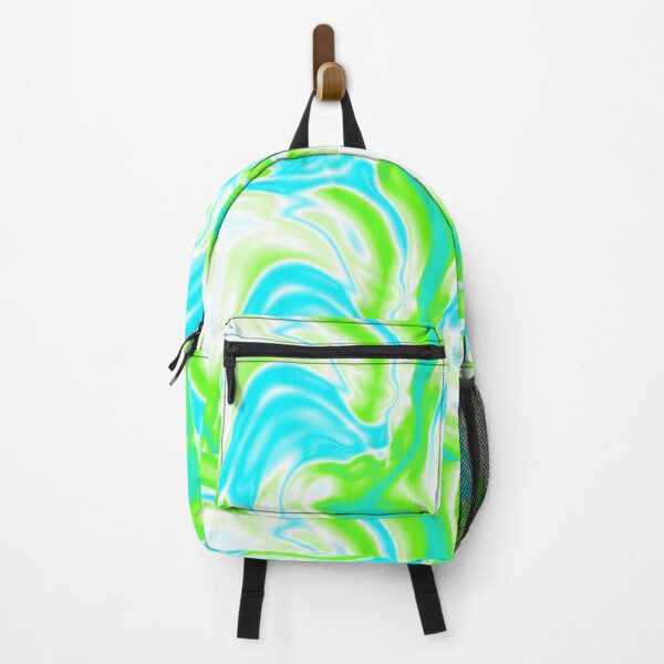 Item preview, preppy aqua blue mint green marble swirls  designed and sold by LEILA ART SPACE.