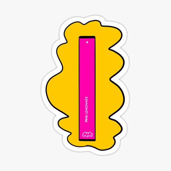 Puff Bar Pink Lemonade Sticker