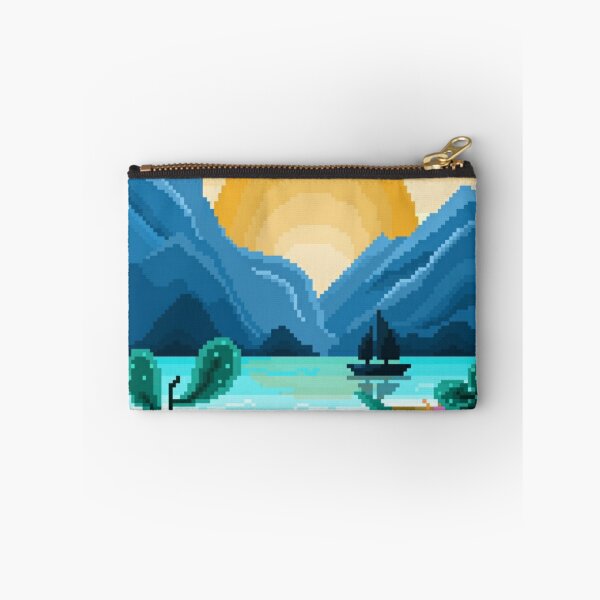 Item preview, Pixelated Sunrise on the Calm Beach designed and sold by HopeDetour.