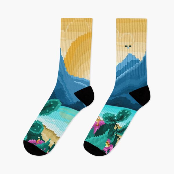 Item preview, Pixelated Sunrise on the Calm Beach designed and sold by HopeDetour.