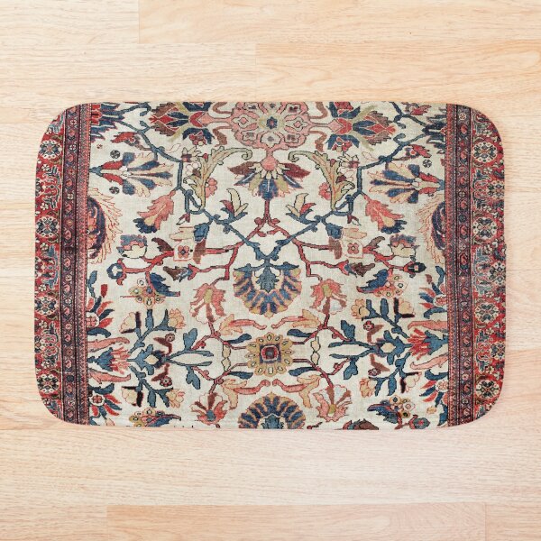 Mahal West Persian Rug Print Bath Mat