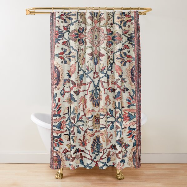 Mahal West Persian Rug Print Shower Curtain