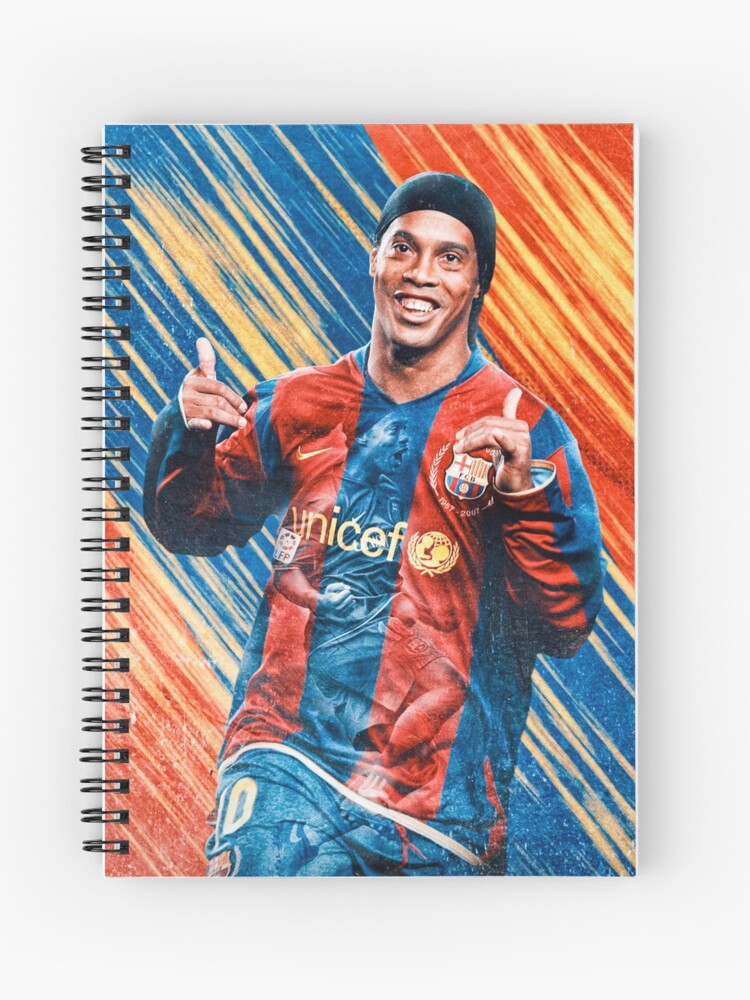 Wallpaper Ronaldinho Art Spiral Notebook By Erlinzuli Redbubble