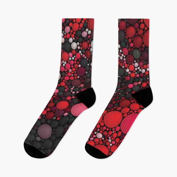 Item preview, Red polka dots contemporary art designed and sold by lordthebeard.