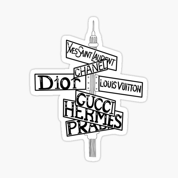 lllᐅ Fashion Brands Street Sign SVG - sublimation Cricut silhouette cut file