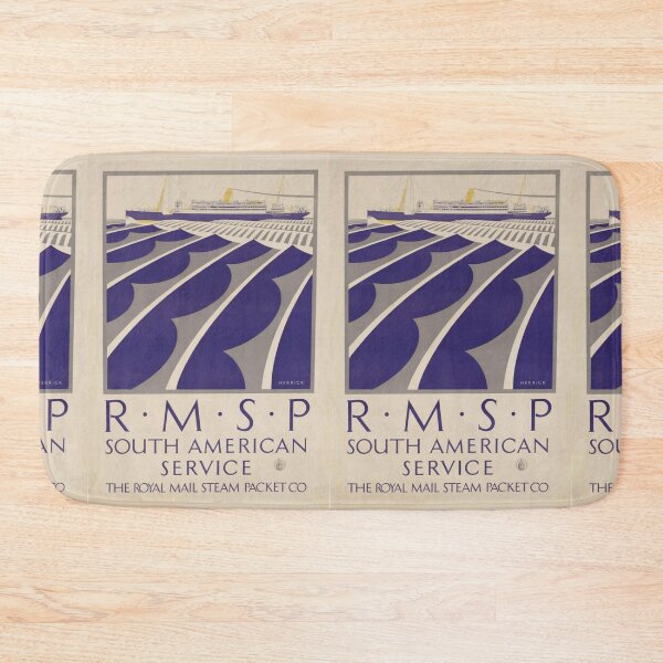 Item preview, RMSP South America vintage travel poster designed and sold by stickart-marek.