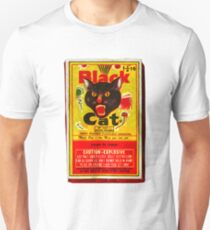 Black Cat Fireworks T-Shirt Unisex T-Shirt