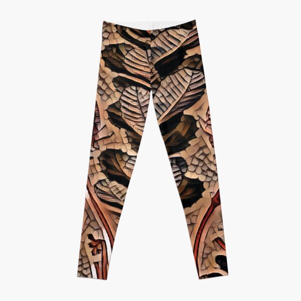 Articial Intelligence created Banksia Coccinea (Ferdinand Bauer) #CreateArtHistory Leggings
