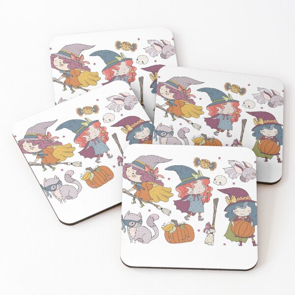 Item preview, Cute Halloween Witches  designed and sold by erinoxy03.