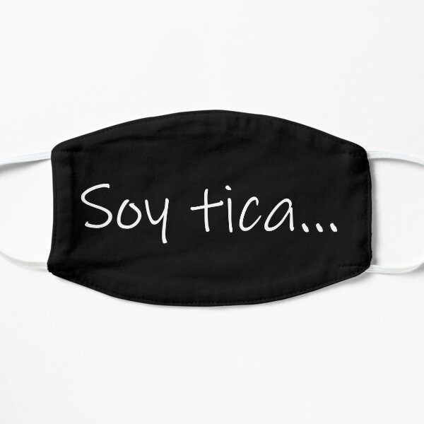 soy tica costa rica Flat Mask