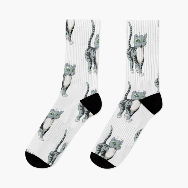 Item preview, Little Grey Cat designed and sold by PlaidRat.