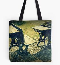 School Desks Tote Bag