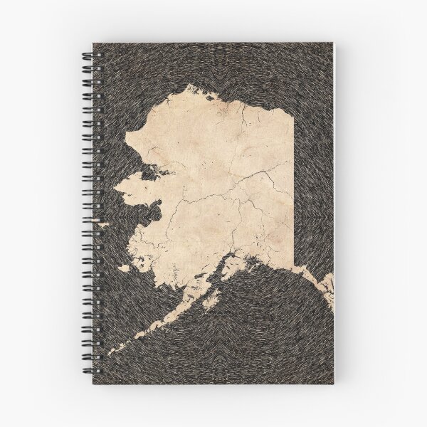 Item preview, Alaska map designed and sold by InkMaps.