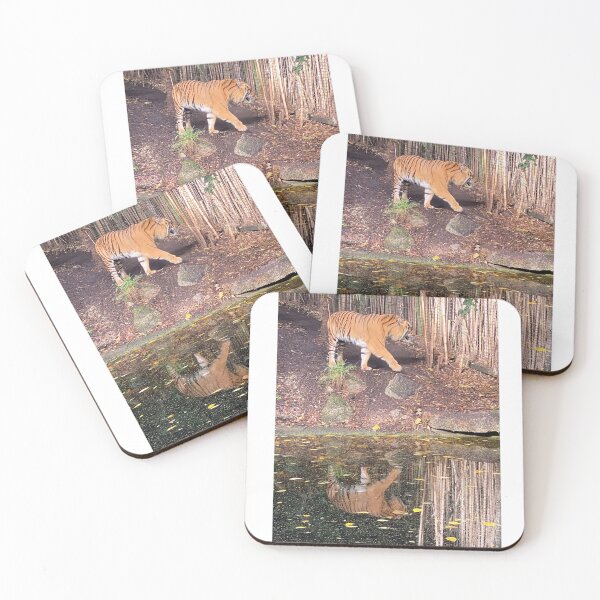 Item preview, Tiger and Reflection designed and sold by Roz McQuillan Fine Art & Photography.