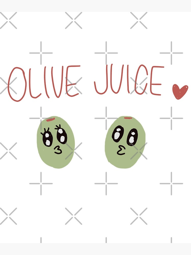 "Olive Juice I Love You " Mounted Print for Sale by cmatsukawa Redbubble