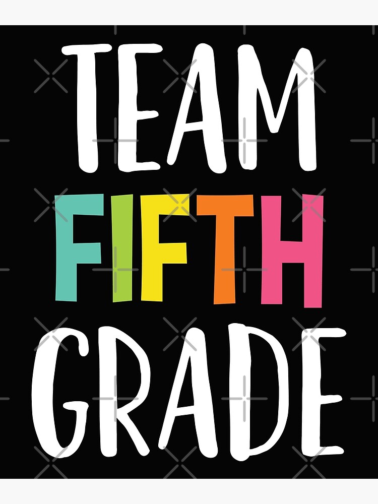 Team Fifth Grade - 5th Grade Teacher" Greeting Card for Sale by EstelleStar  | Redbubble