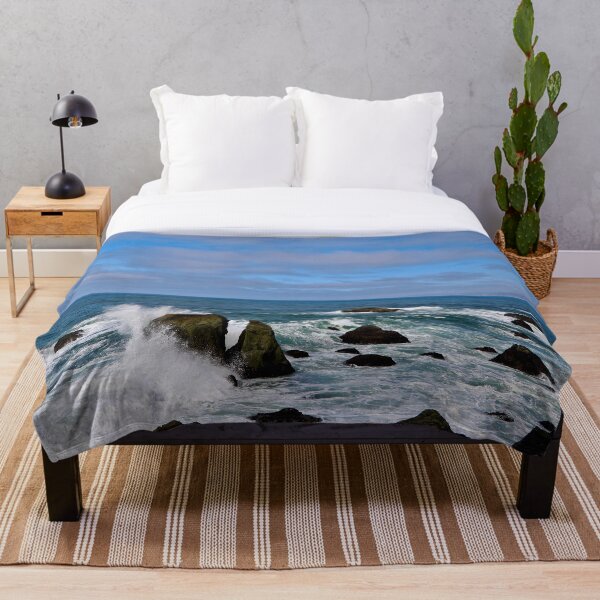 Item preview, Summer Blue Rocky Ocean Shoreline designed and sold by KsbAesthetics.