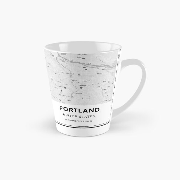 Item preview, Portland Oregon Map and Coordinates  designed and sold by Emily Designs.