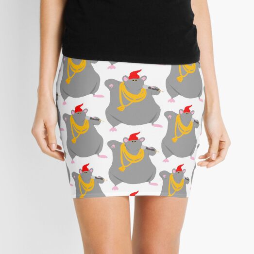 Biggie Cheese Mini Skirt for Sale by CrazyDany