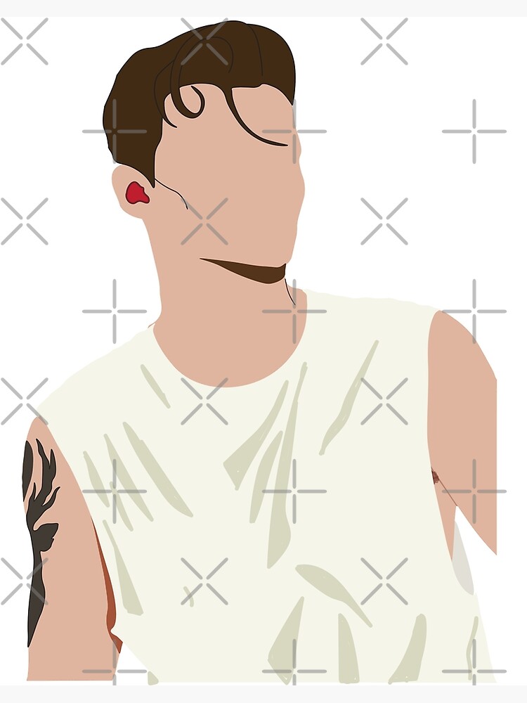 Louis Tomlinson Walls album drawing  Canvas Print for Sale by