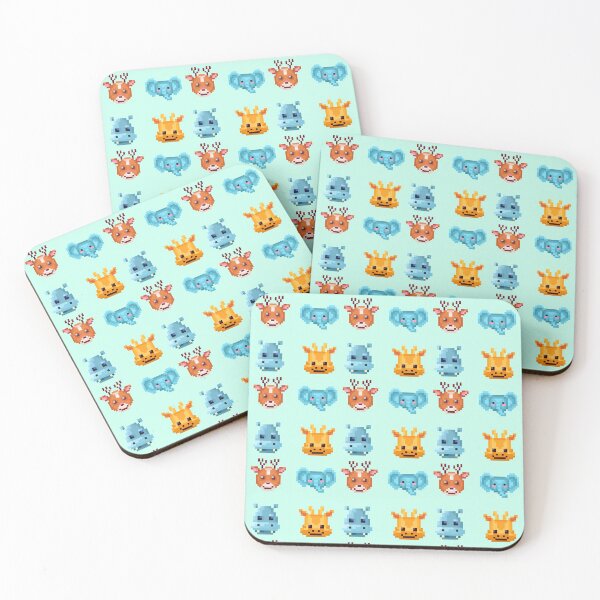 Item preview, Pixelated Wild Animals designed and sold by HopeDetour.