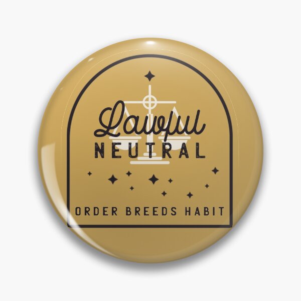 Item preview, Lawful Neutral designed and sold by Keziah Yarnoff.