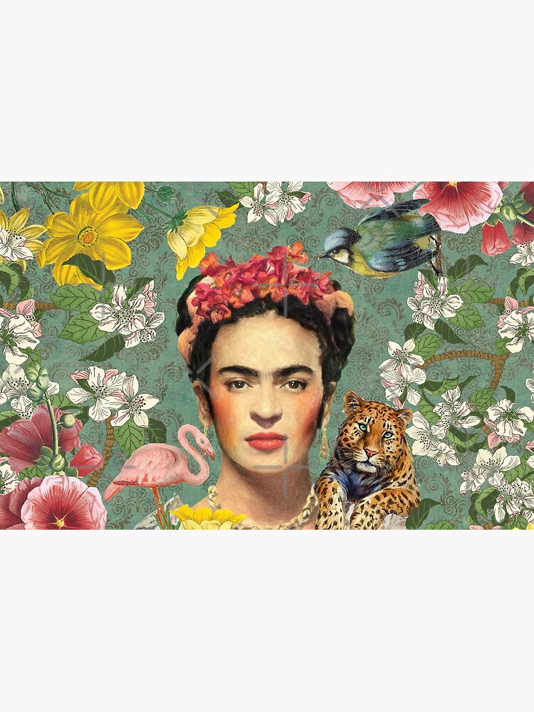 Disover Frida Kahlo Zipper Pouch, Makeup Bag, Cosmetics Bag
