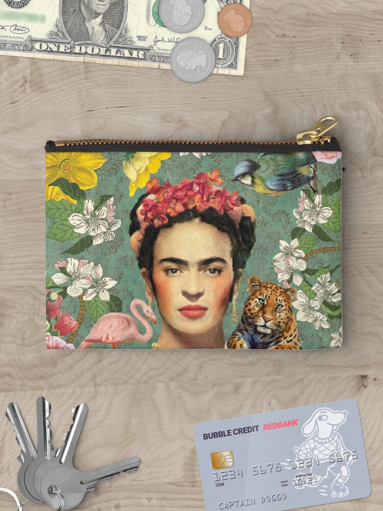 Discover Frida Kahlo Zipper Pouch, Makeup Bag, Cosmetics Bag
