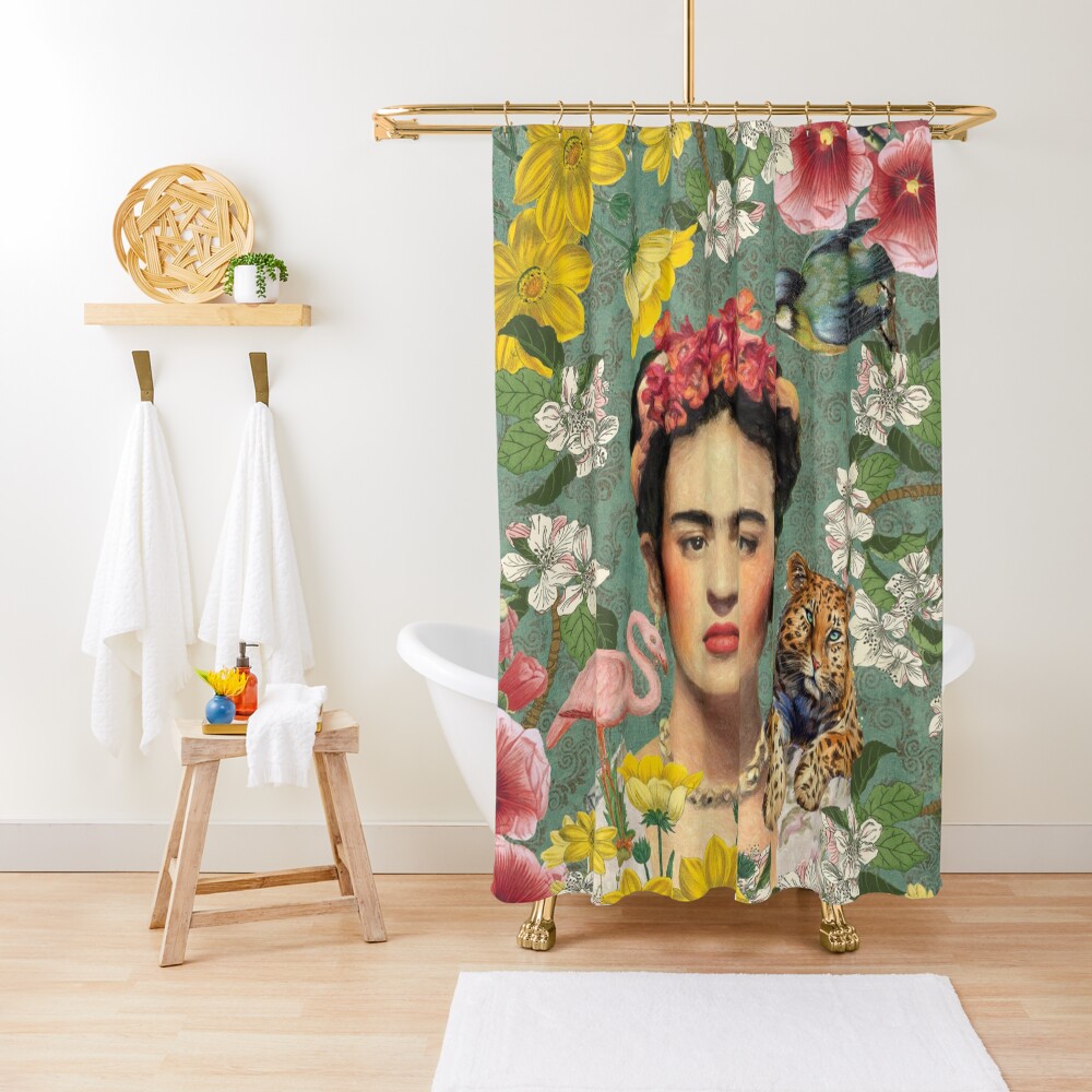 "Frida Kahlo" Duschvorhang von Muycote | Redbubble
