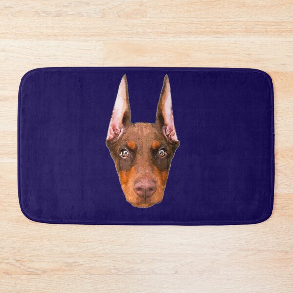 Item preview, Doberman Puppy Head Red Brown  designed and sold by ElegantCat.
