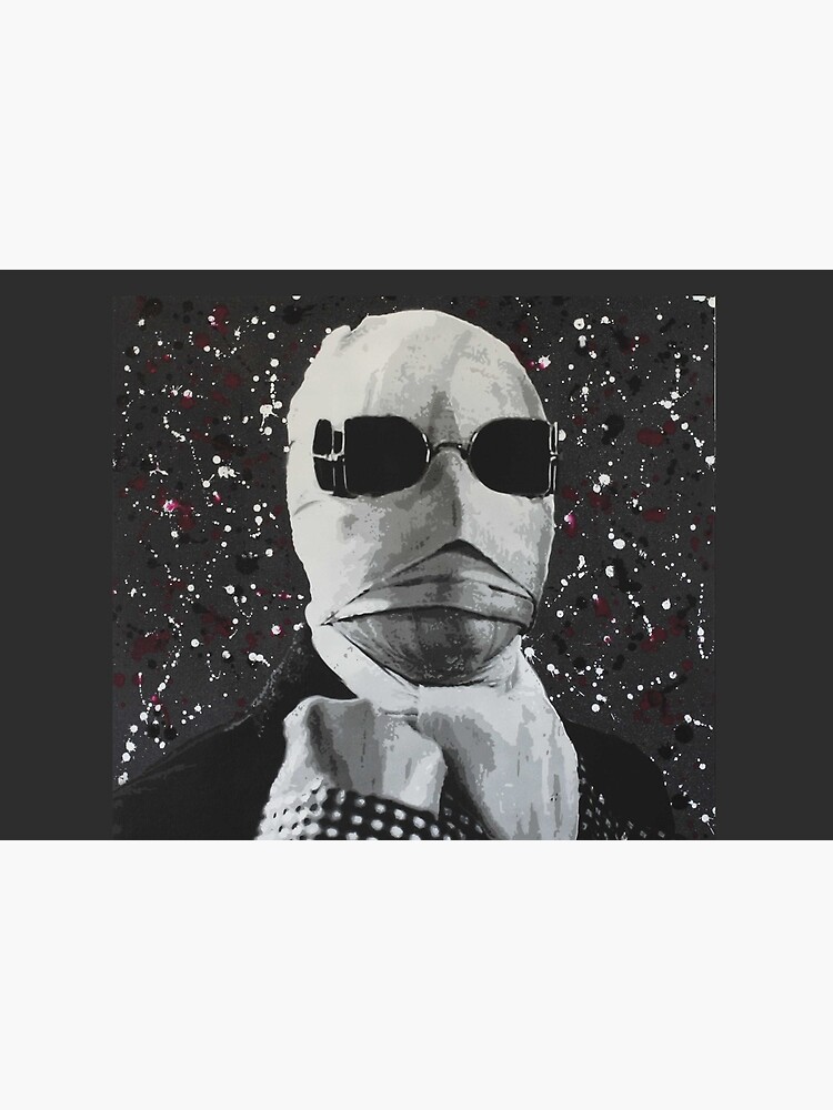 "Invisible Man" Mask by getpinnedart Redbubble