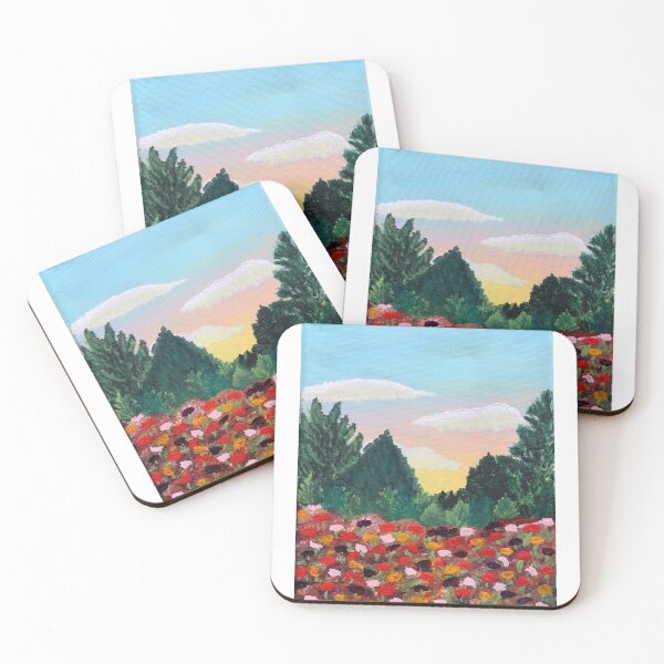 Item preview, Field of Flowers Painting designed and sold by erakes.