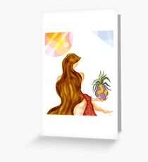 Playful lines Greeting Card