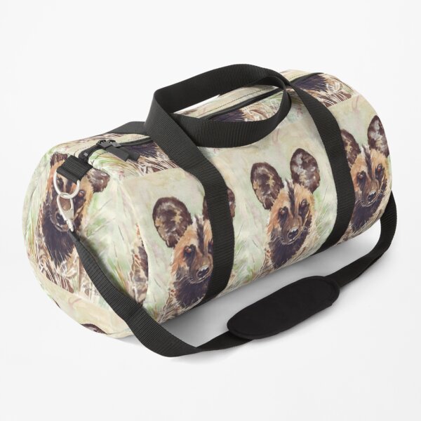 African Wild Dog Duffle Bag