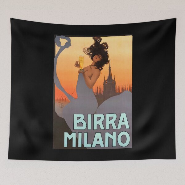 Artikelvorschau, Milano vintage travel poster entworfen und verkauft von stickart-marek.