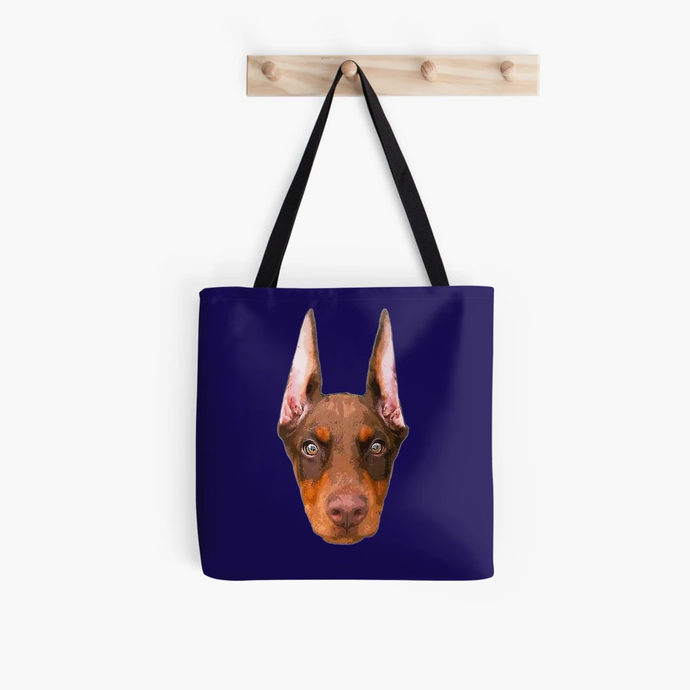 Doberman Puppy Head Red Brown | Tote Bag
