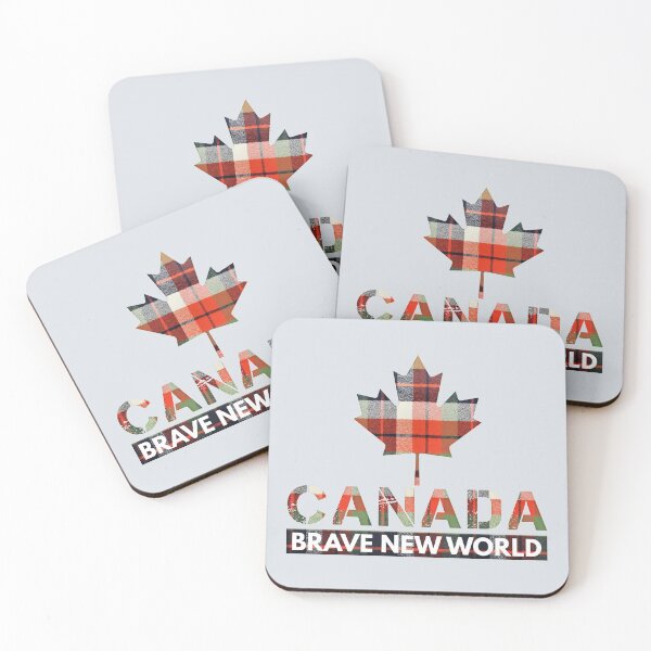Item preview, Brave New World: Canada Plaid Maple Leaf designed and sold by CitizenAwear.