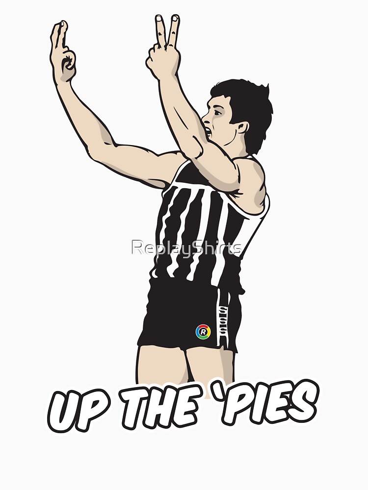 Thumbnail 7 of 7, Classic T-Shirt, UP THE 'PIES (white shirts only) designed and sold by ReplayShirts.