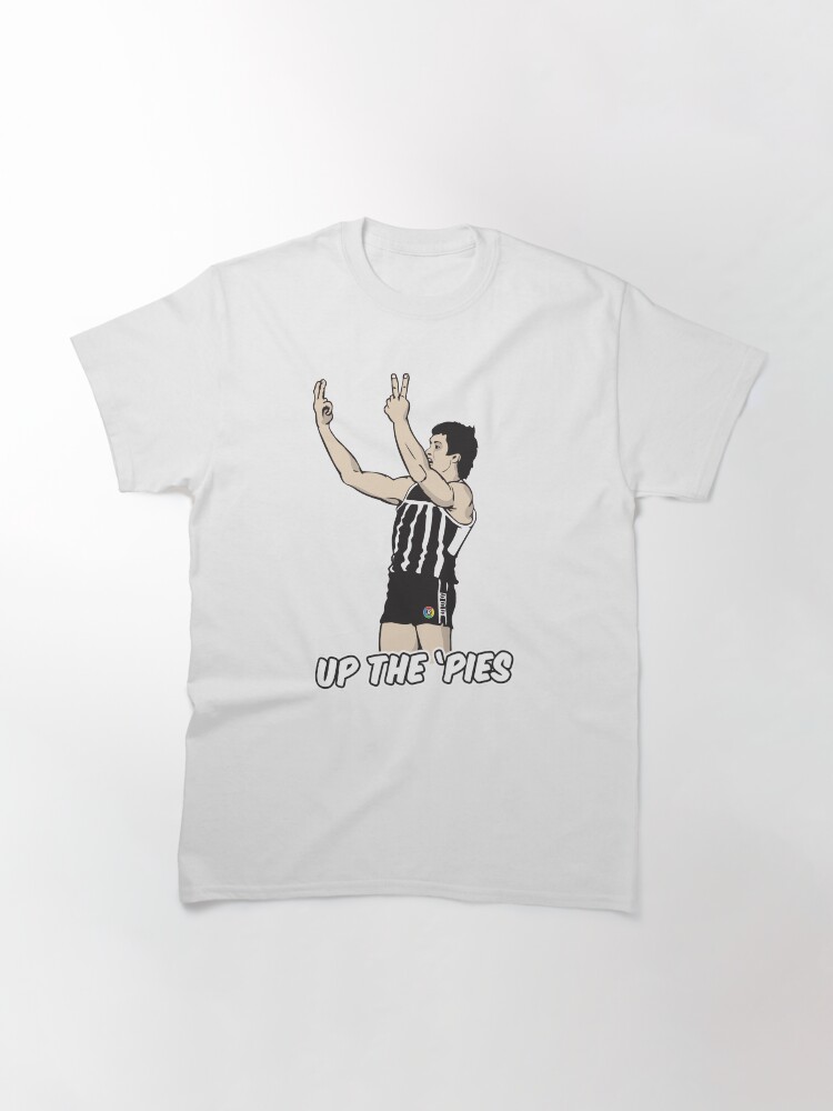 Thumbnail 3 of 7, Classic T-Shirt, UP THE 'PIES (white shirts only) designed and sold by ReplayShirts.