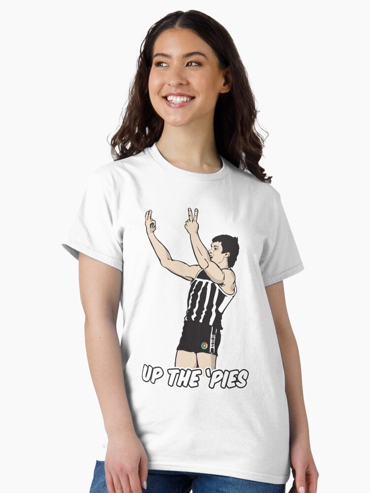 Thumbnail 1 of 7, Classic T-Shirt, UP THE 'PIES (white shirts only) designed and sold by ReplayShirts.