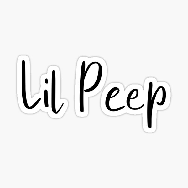 Lil Peep Top Stickers Redbubble - lil peep witchblades roblox id