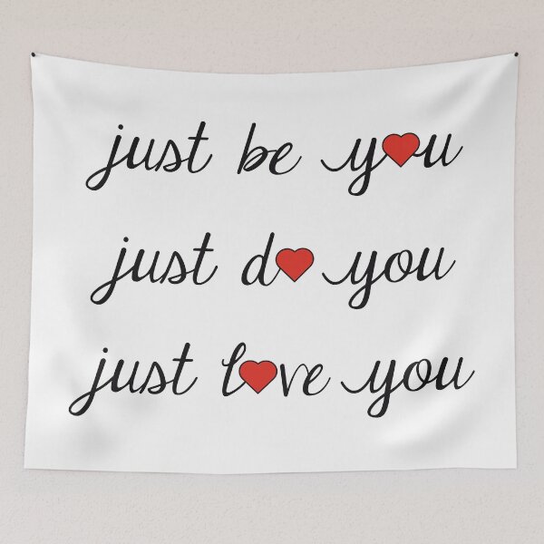 Item preview, Just be you, just do you, just love you designed and sold by DoodleBugDigits.