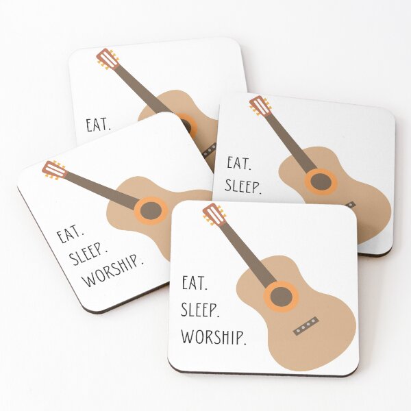 Item preview, Guitar Worship | Eat. Sleep. Worship. designed and sold by matthewcarlsen5.