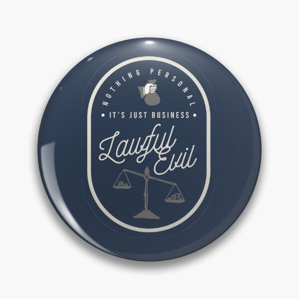 Item preview, Lawful Evil designed and sold by Keziah Yarnoff.