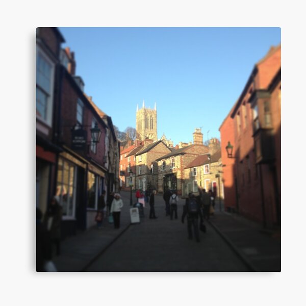 Steep Hill, Lincoln Canvas Print